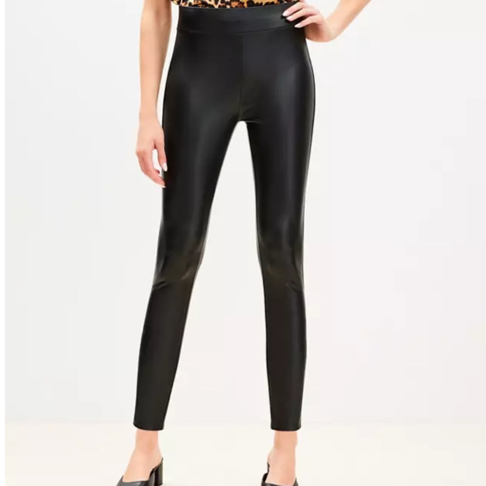 LOFT Faux Leather Leggings